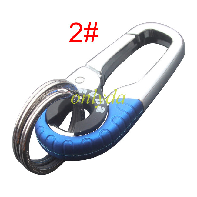 Stainless steel metal key ring, minimum order quantity （MOQ）5 pieces/color, pls choose color model