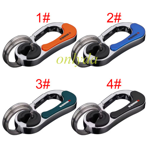 Stainless steel key ring, minimum order quantity （MOQ）5 pieces/color, pls choose color model