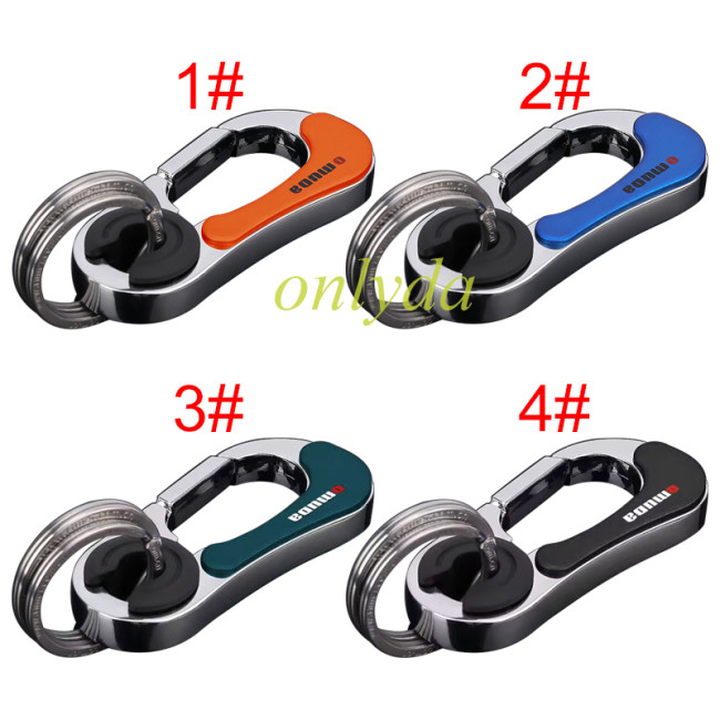 Stainless steel key ring, minimum order quantity （MOQ）5 pieces/color, pls choose color model