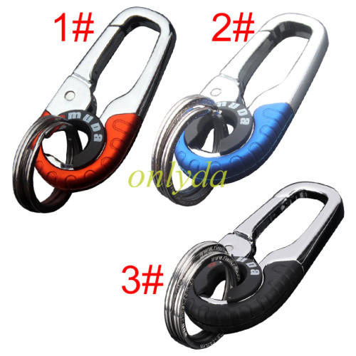 Stainless steel metal key ring, minimum order quantity （MOQ）5 pieces/color, pls choose color model
