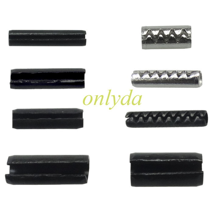 key remote pins  and battery clamp (key pin :5 types,total 800pcs, 100pcs each type. )     1#7.8mm*2.2mm ，2#6.12mm*2.72mm ，3#8.03mm*1.76mm ，4#5.9mm*1.7mm ，5#7mm*2.2mm 6#6mm*1.5mm     7#2.0mm*4.5mm 8#  1.6mm*8 mm                                Switch                                          1#10pcs， 2#10pcs 4#10pcs    6#10pcs 7#10pcs 11#10pcs 130#10pcs 18#10pcs battery clamp 15#5pcs 22#10pcs 23#10pcs 24#10pcs 26#5pcs 27#5pcs 29#5pcs 6#10pcs  REMOTE SHELL SCREWS 8types ,each types10pcs