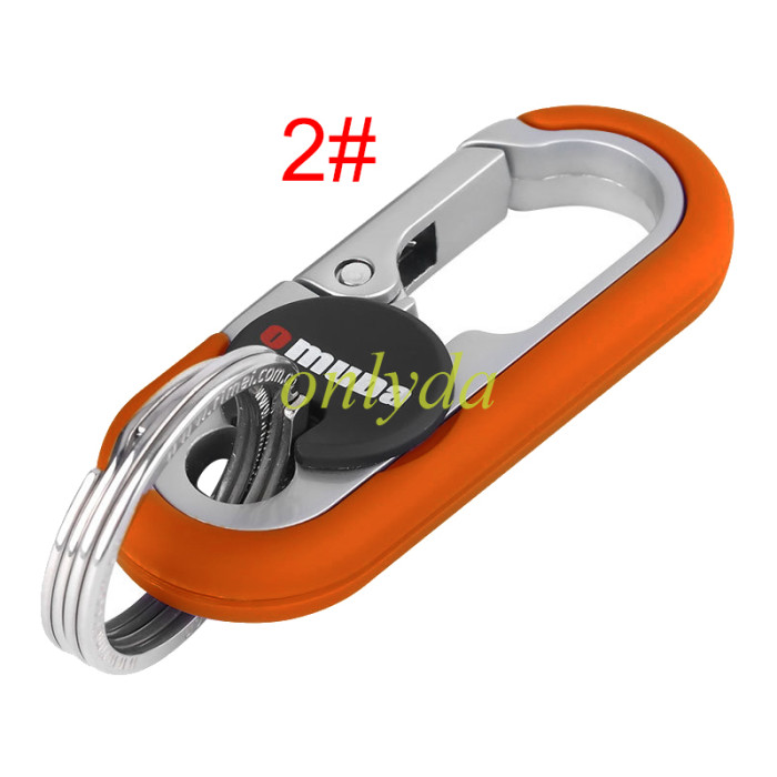 Stainless steel key ring, minimum order quantity （MOQ）5 pieces/color, pls choose color model