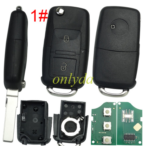 For VW  remote control 1J0 959 753 P 434mhz with ID48 chip , pls choose button