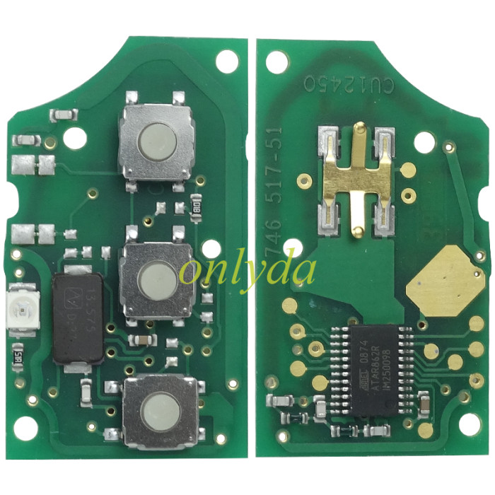 For VW  remote control 1K0 959 753 N 434mhz with ID48 chip, pls choose button