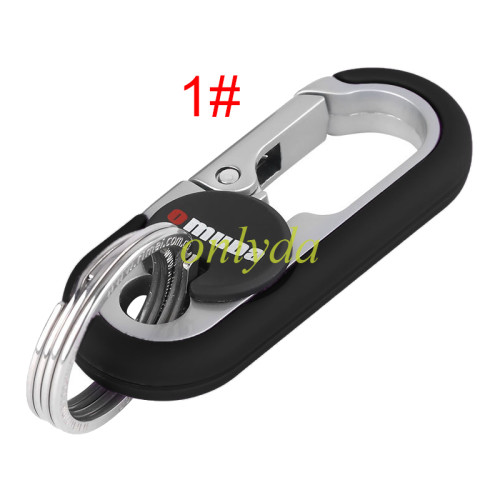 Stainless steel key ring, minimum order quantity （MOQ）5 pieces/color, pls choose color model