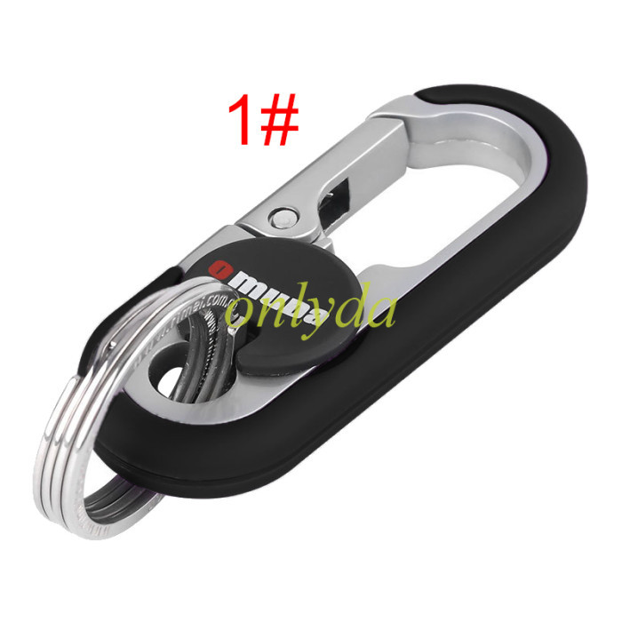 Stainless steel key ring, minimum order quantity （MOQ）5 pieces/color, pls choose color model