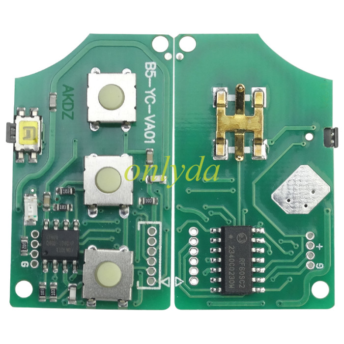 For VW  remote control 1J0 959 753 N  434mhz with ID48 chip, pls choose button