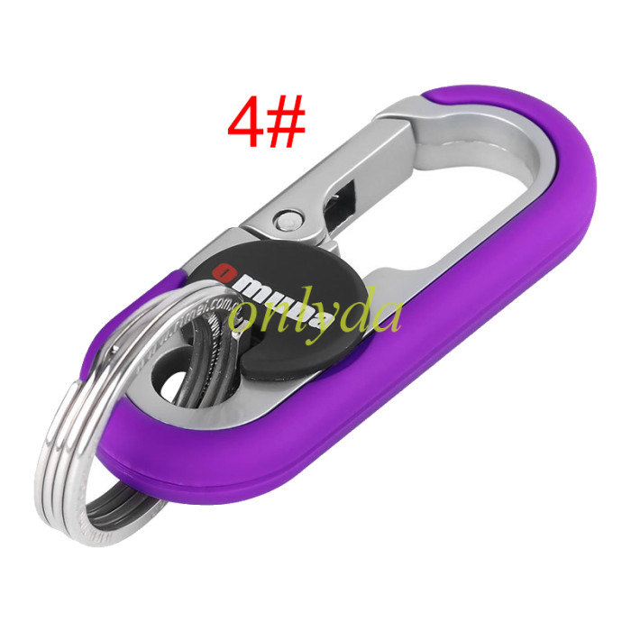 Stainless steel key ring, minimum order quantity （MOQ）5 pieces/color, pls choose color model