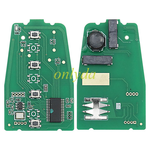 Aftermarket for Hyundai 3+1button remote key 2015-2017 Hyundai Azera FCC ID: SY5DMFNA433 Frequency: 433MHz PN:95440-3V022