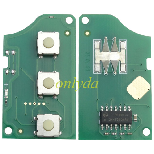 For VW remote Key 1K0 959 753 G  with ID48 chip-434mhz, pls choose button