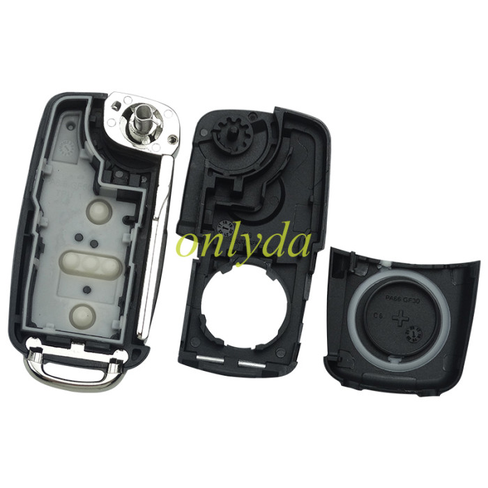For VW  Remote Control 434MHz 5K0837202AD  /315mhz 561 837 202 D  Fits VW Sharan  Seat Alhambra， Chip ID48 Switchable frequency, pls choose frequency and button