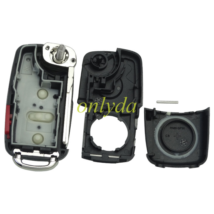 For VW  remote key  with ID48 chip315mhz /434mhz Model Number is 5K0-837-202AD Switchable frequency, pls choose frequency and button