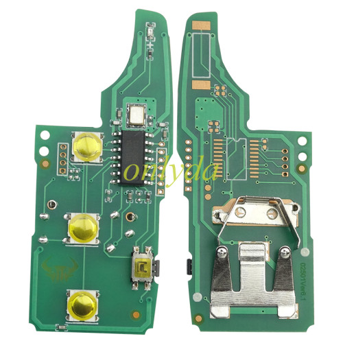 For VW  remote key  with ID48 chip315mhz /434mhz Model Number is 5K0-837-202AD Switchable frequency, pls choose frequency and button