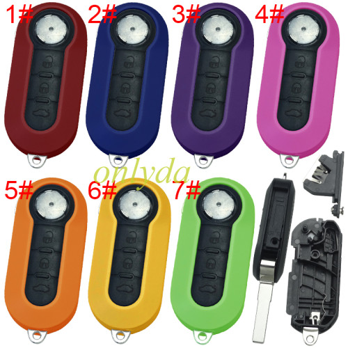 For Fiat 3 button remote key blank， pls choose color (if you don't know how to fit and unfit, please don't buy)