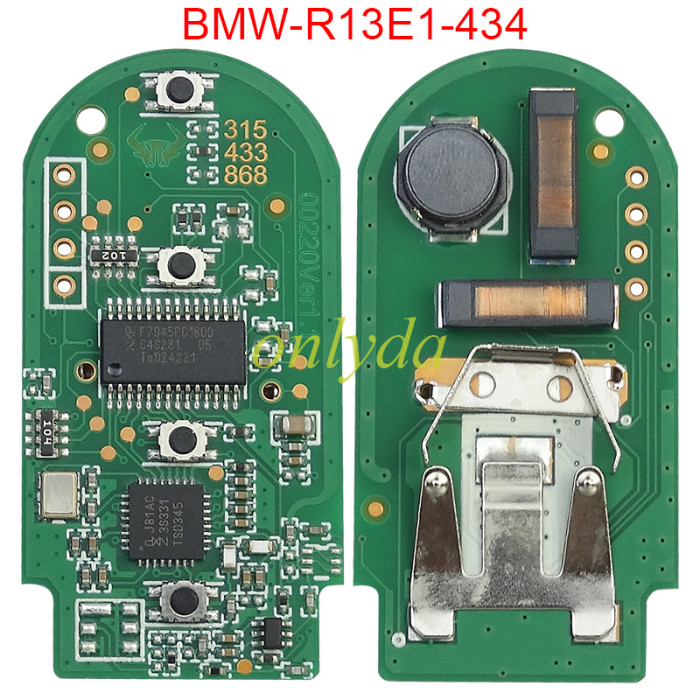 BMW  X5 keyless 3 button remote key with PCF7945 7953Pchip 315mhz/434mhz/868mhz FSK  5AF 011926-11 BMW 9337242-01 FCCID:NBGIDGNG1 IC:2694A-IDGNG1 Model: IDGNG1