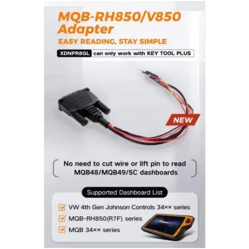 XHORSE XDNPR8GL MQB-RH850/V850 Adapter for VVDI Key Tool Plus