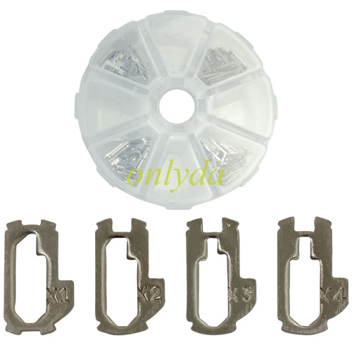 Honda lock wafer. it contains model x1,x2,x3,x4,  20pcs*4=80pcs wafer in total