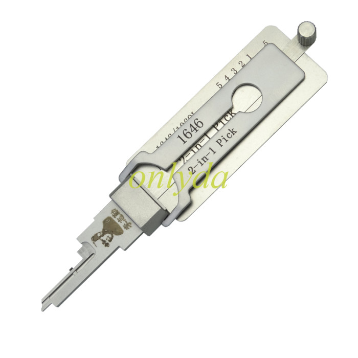1646/1069L lishi 2 in 1 decode and lockpick tools for mailbox