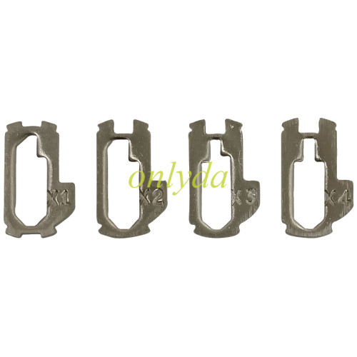 Honda lock wafer. it contains model x1,x2,x3,x4,  20pcs*4=80pcs wafer in total