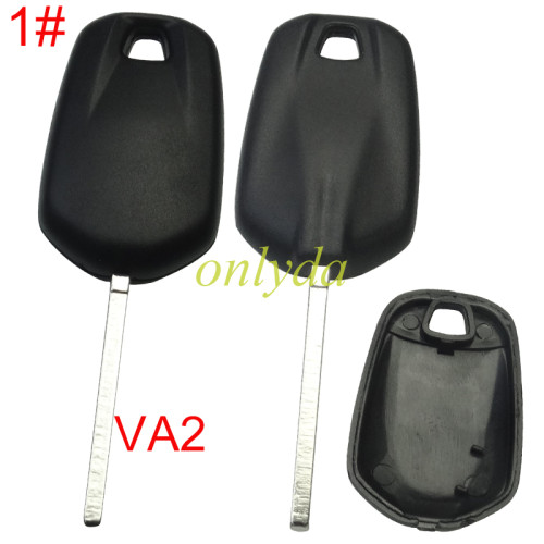 For Peugoet transponder key blank without badge, (can put TPX long chip） HU83/VA2  blade, pls choose blade