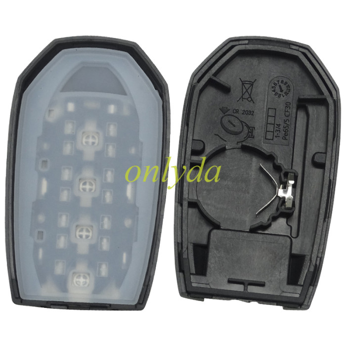For infinite remote key blank without badge, pls choose button model