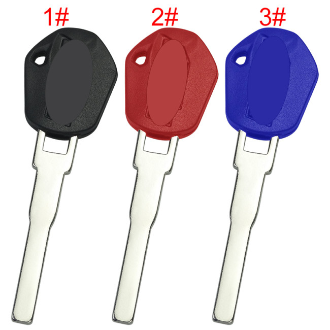 KTM Motocycle car key blank with blade with printed badge, pls choose color
