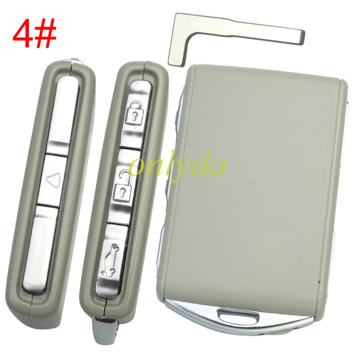 For VOLVO remote replacement key shell without badge, pls choose colors.
