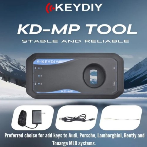 KEYDIY KD-MP MLB Tool, support add keys for Audi, Porsche, Lamborghini, Bently and Touarge MLB systems.