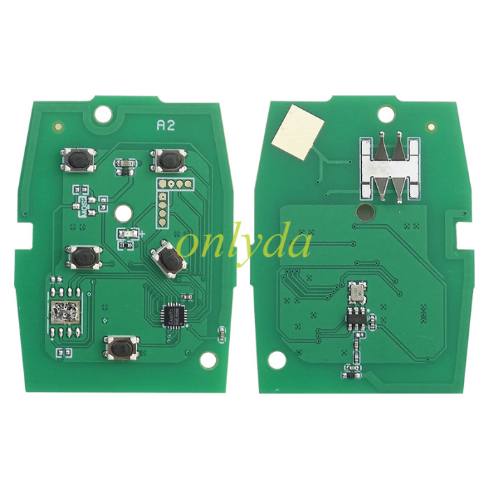 For volvo 5 button remote key ID48 433.92MHZ unkeyless  31300258 2008+ S40 C30  FCC ID:KR55WK49259 CMIIID:2006DJ3174