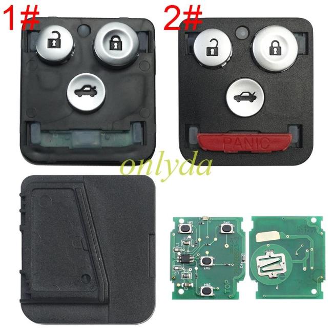 For Honda CRV 4 remote  with 313.8mhz/434mhz ,pls choose button and frequency