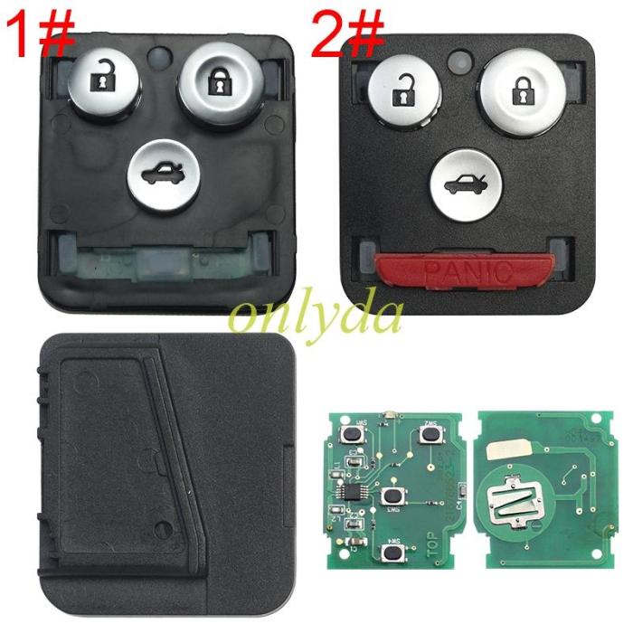 For Honda CRV 4 remote  with 313.8mhz/434mhz ,pls choose button and frequency