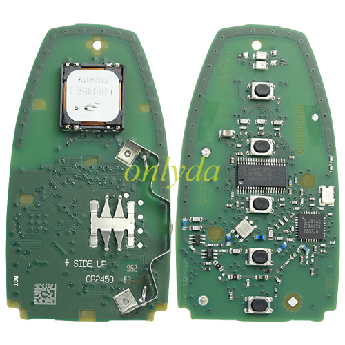 For Ford keyless 4+1 button  remote key  with 902mhz with HITAG PRO 49chip   HC3T-15K601-BA A2C39435000 IC:7812A-A2C39435000 FCC ID:M3N-A2C93142600 OEM PCB+aftermarket shell