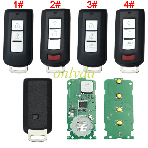 For Fiat Keyless  remote key with pcf7952 chip 434mhz , pls choose the button