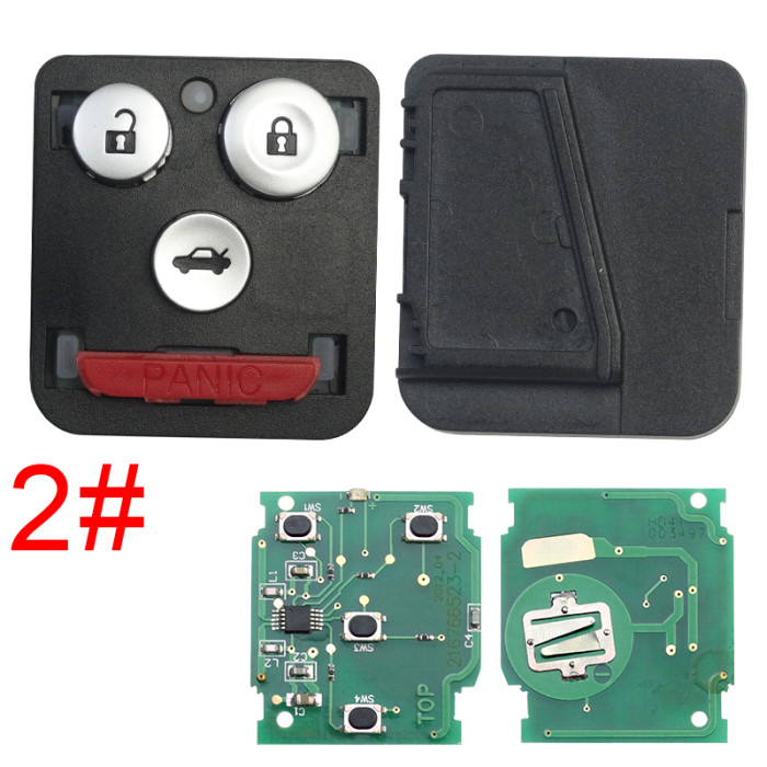 For Honda CRV 4 remote  with 313.8mhz/434mhz ,pls choose button and frequency