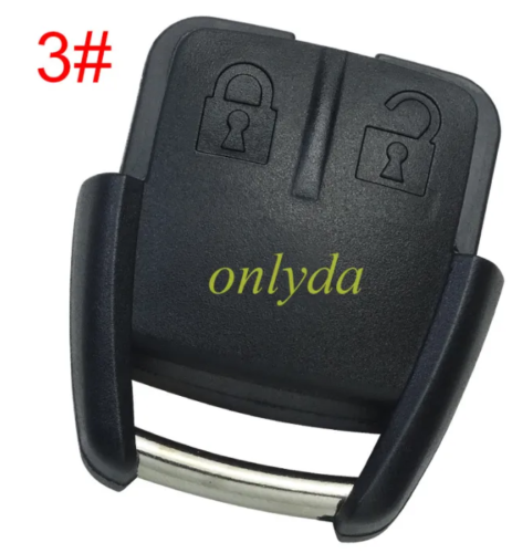 For Chevrolet 2 Button remote control with 434mhz for Brazil market Agile  Montana 2009-2011