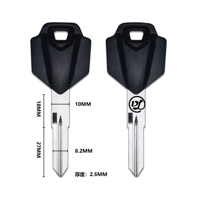 For Qianjiang motorcycle key shell without badge