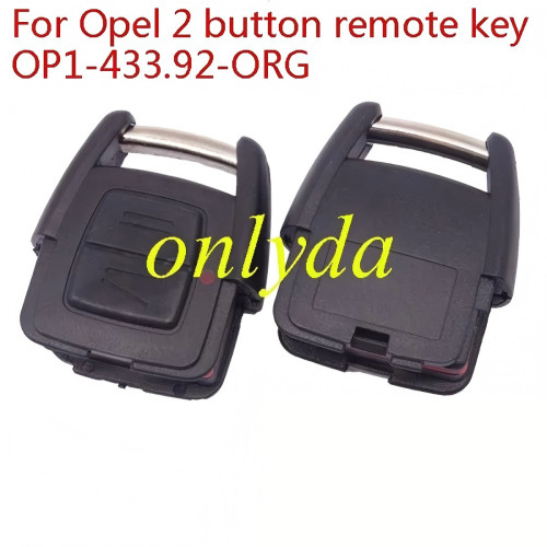 For Opel 2 button remote key OP1-433.92-ORG Vectra B Omega