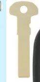 For Fiat  emergency key blade