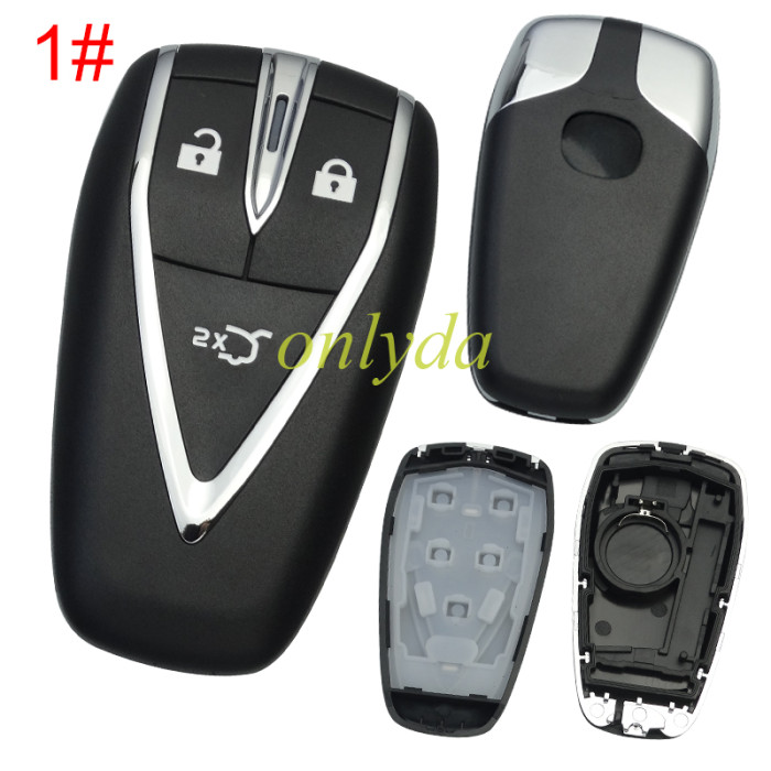 For Changan  aftermarket key shell with badge, pls choose button