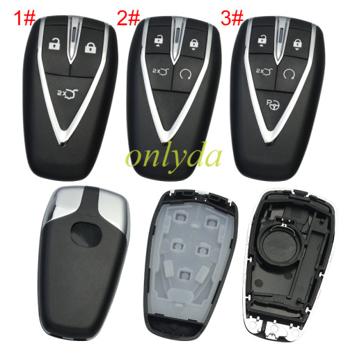 For Changan  aftermarket key shell with badge, pls choose button