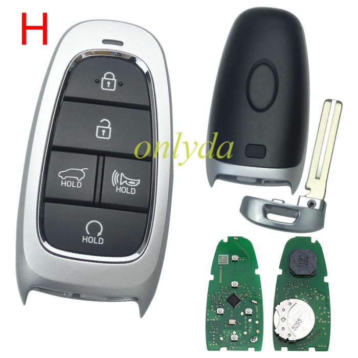Aftermarket Hyundai Tucson 2022 Smart Remote Key 95440N9002 with  5 Buttons 433MHz   With HITAG 3 - ID47 NCF29A1X chip PN:95440-N9002
