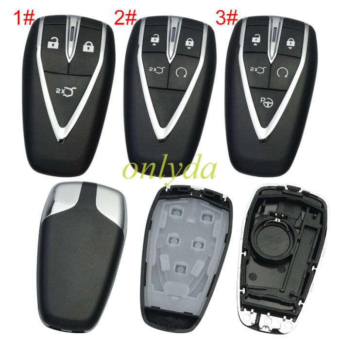 For Changan key shell without badge, pls choose button