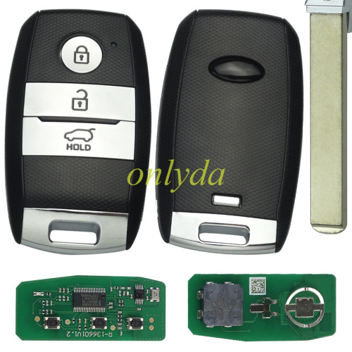 For KIA Niro Smart Key Remote Blade 20163Button 433MHz 95440-G510047chip