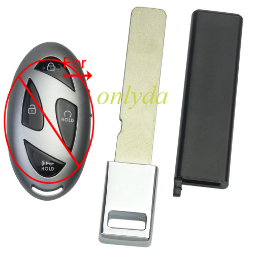 key blade with protective case for Hyundai remote key shell