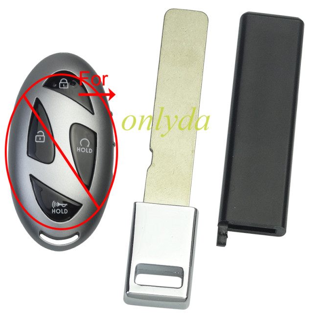 key blade with protective case for Hyundai remote key shell