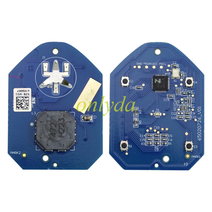 Original Smart key For Jetour Dashing I 2022-2024|HITAG3|434MHz Europe |4 buttons |autosta grey