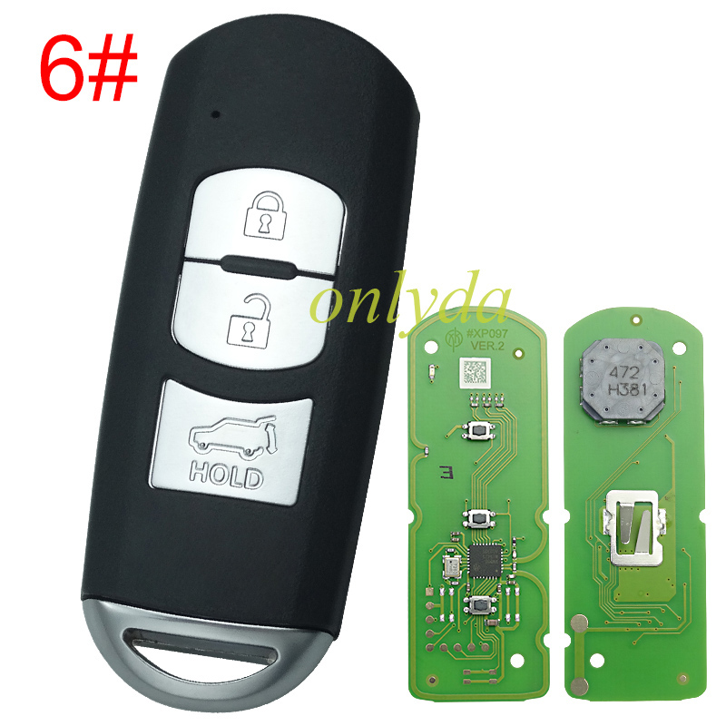 Xhorse smart remote key for Mazda model PN: XZMZD6EN pls choose