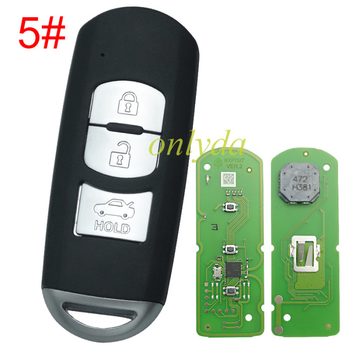 Xhorse smart remote key  for Mazda model PN: XZMZD6EN, pls choose the button type