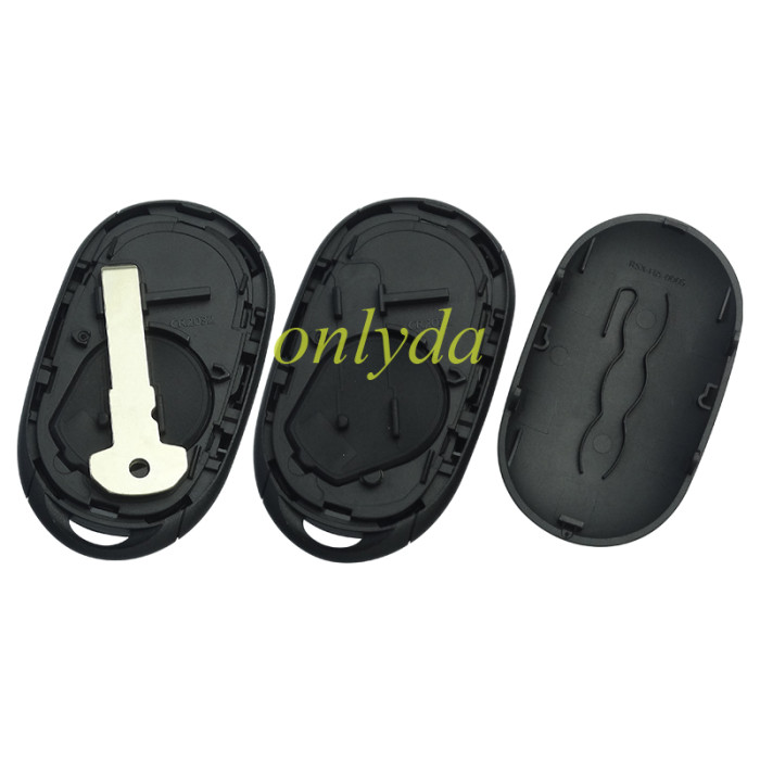 For Fiat 4 button remtoe replacement key  shell without badge