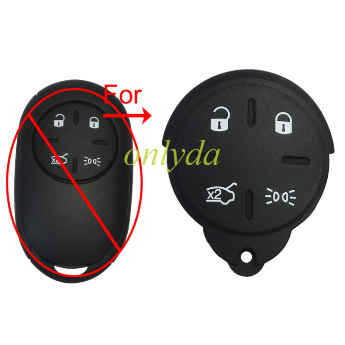 For Fiat remote key shell pad